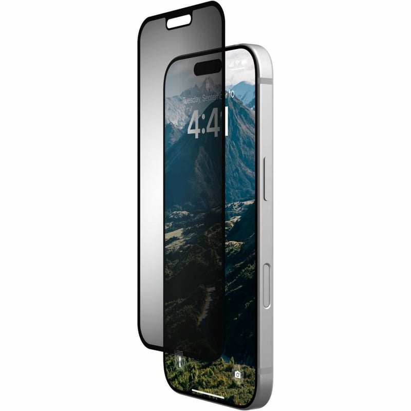 Urban Armor Gear Removable and Reusable Privacy Screen For iPhone 16 Pro - Tint Tinted - Thumbnail 2
