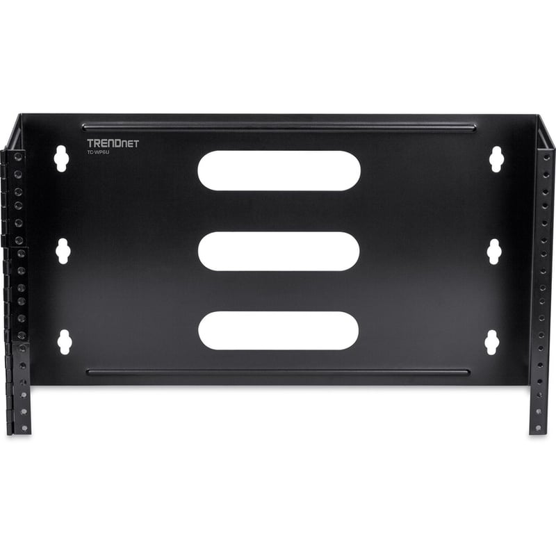 TRENDnet 6U 19-inch Hinged Wall Mount Bracket for Patch Panels and PDU Power Strips, TC-WP6U, Supports EIA-310, Steel Construction, Use with TRENDnet TC-P24C6 & TC-P16C6 Patch Panels (sold separately) - Thumbnail 3
