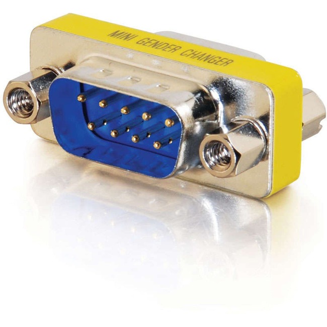 GENDER CHANGER - DB9 LEFT CONNECTOR - MALE LEFT GENDER - DB9 RIGHT CONNECTOR - M - Thumbnail 1