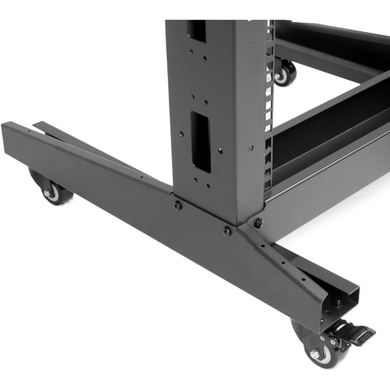 SolidRack 2-Post 42U Server Rack with Casters - Thumbnail 5