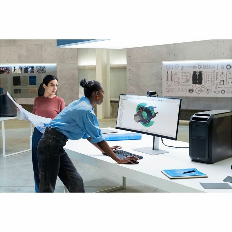 HP Z8 Fury G5 Workstation - 1 x Intel Xeon w7-3445 - 64 GB - 512 GB SSD - Tower - Black - Thumbnail 2