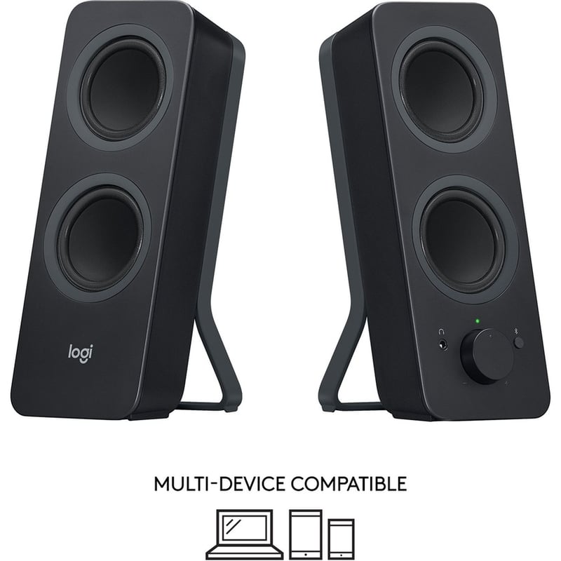 Logitech Z207 Bluetooth Speaker System - 5 W RMS - Black - Thumbnail 5