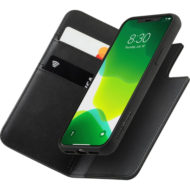 Moshi Overture Carrying Case (Wallet) Apple iPhone 11 Pro Smartphone - Black - Thumbnail 2