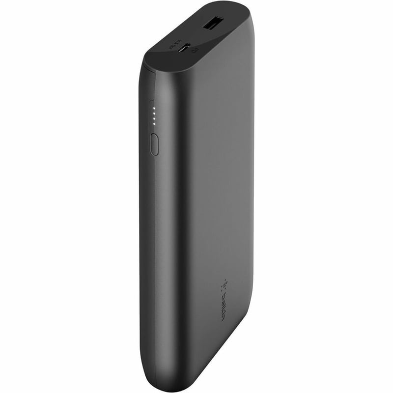 Belkin 30W USB-C 2-Port Power Bank - 20k mAh - 1xUSB-C (30W), 1xUSB-A (12W) - Portable Charger - Black