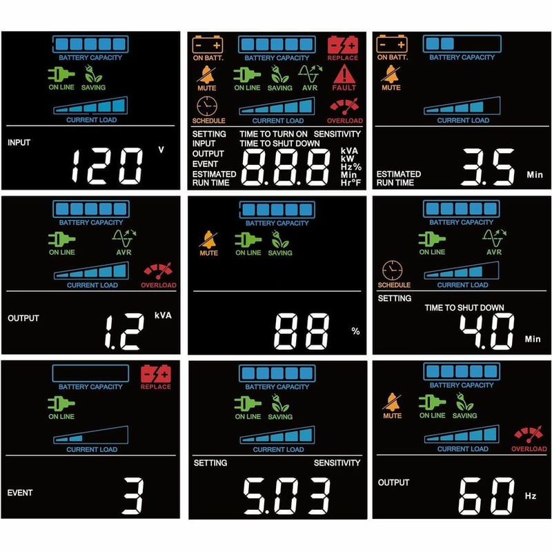 CyberPower CP1500PFCLCDTAA TAA Intelligent Compliant UPS Systems - Thumbnail 2
