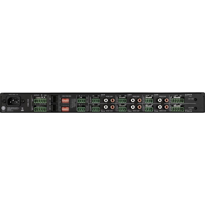 JBL Commercial CSMA 2120 Amplifier - 240 W RMS - 2 Channel - Thumbnail 3