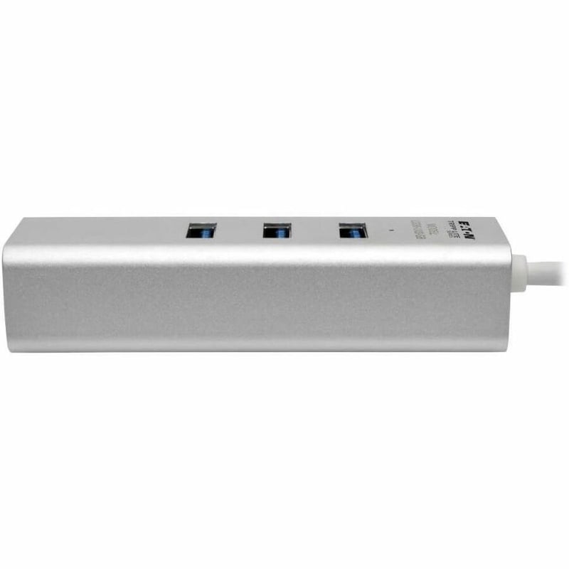 Tripp Lite by Eaton USB 3.0 SuperSpeed to Gigabit Ethernet NIC Network Adapter with 3 Port USB 3.0 Hub - Thumbnail 4