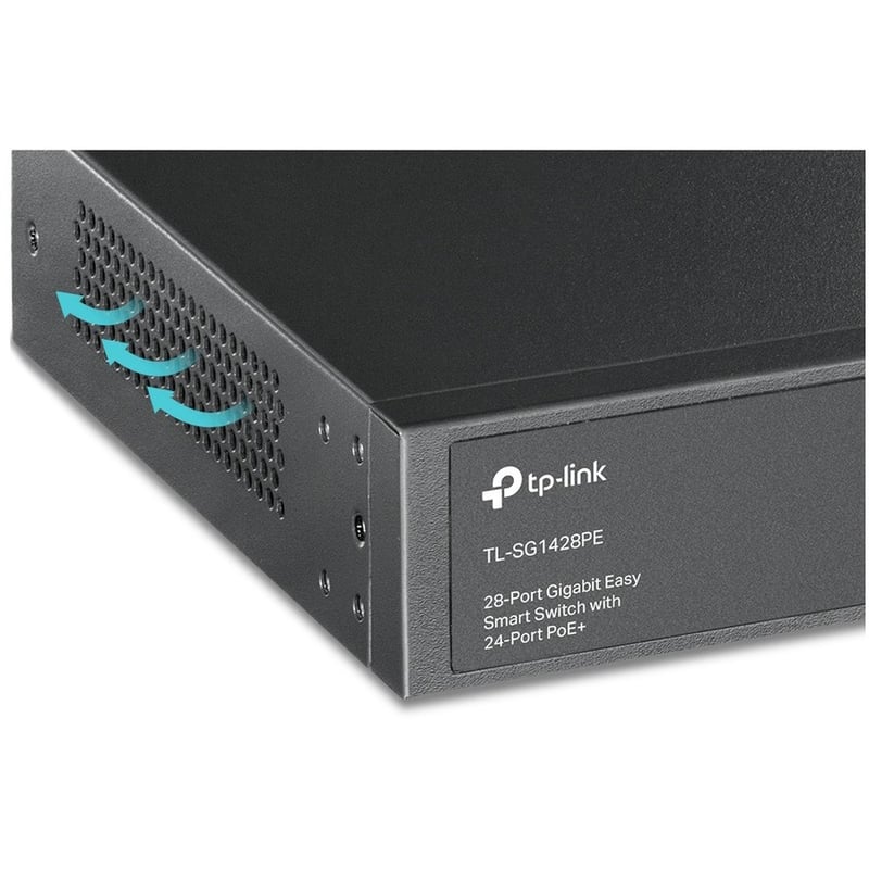 TP-Link TL-SG1428PE - 28-Port Gigabit Easy Smart Switch with 24-Port PoE+ - Thumbnail 4