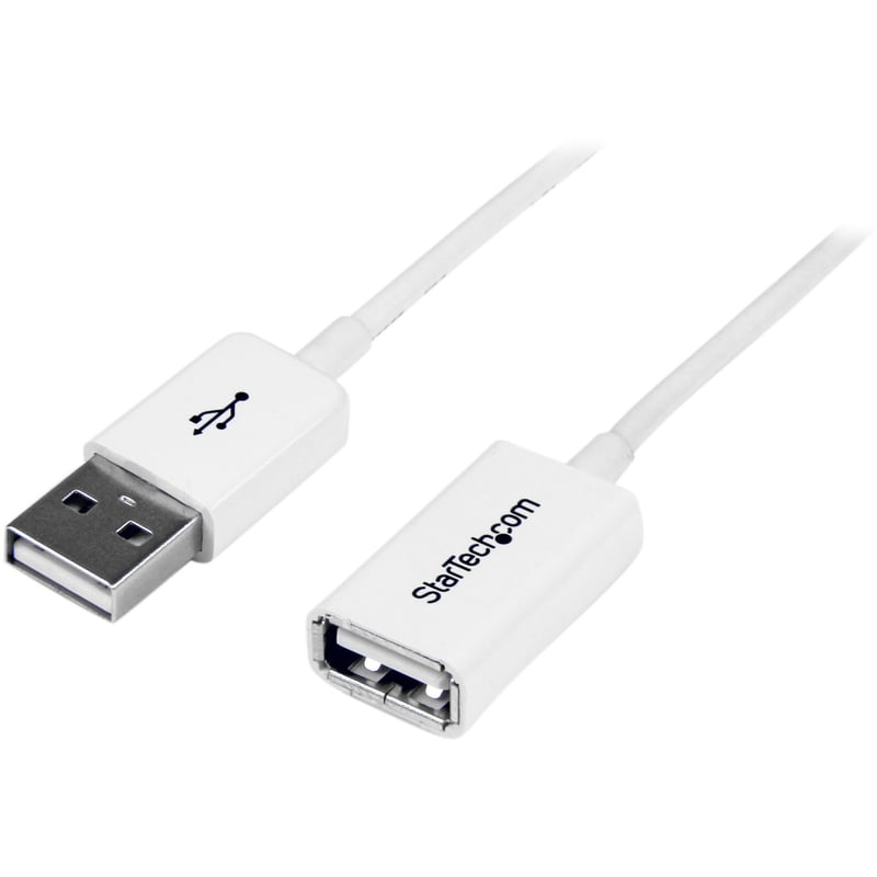 StarTech.com 3m White USB 2.0 Extension Cable A to A - M/F - Thumbnail 1