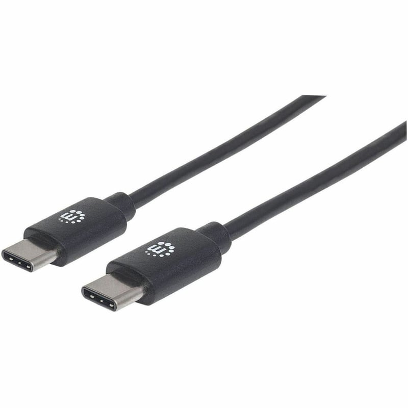 USB-C to USB-C Cable, 2m, Male to Male, 480 Mbps (USB 2.0), 3A, Hi-Speed USB, Black, Lifetime Warranty, Equivalent to USB2CC2M - Thumbnail 1