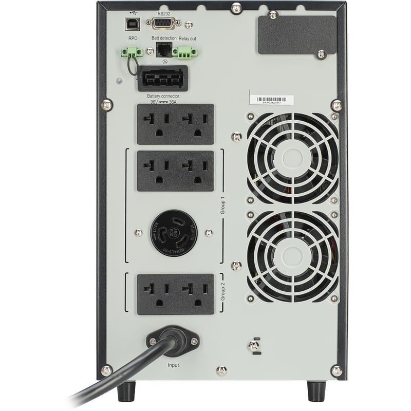 Eaton 9SX 2000VA 1800W 120V Online Double-Conversion UPS - 6 NEMA 5-20R, 1 L5-20R Outlets, Cybersecure Network Card Option, Extended Run, Tower - Thumbnail 4