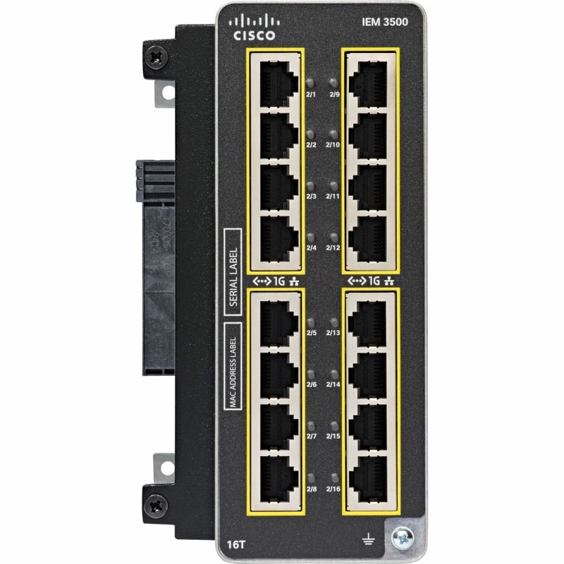 CISCO IE3500 W/ 16 GE COPPER PORTS EXPANSION MODULE