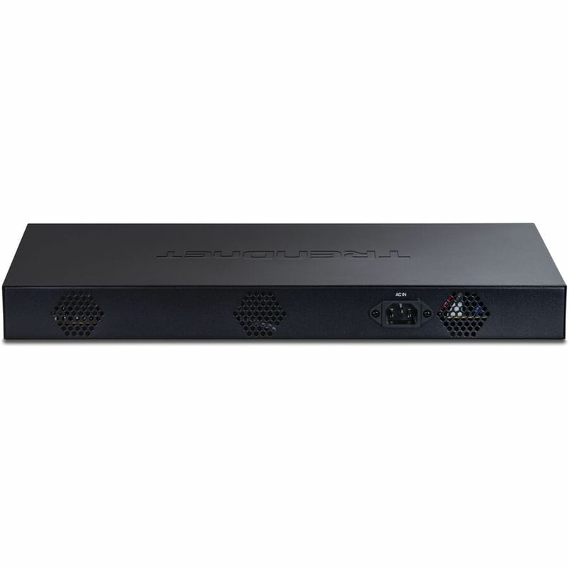 TRENDnet 18-Port Multi-Gig Web Smart Switch, TEG-3182WS, 16 x 2.5Gb Ports, 2 x 10Gb SFP+ Ports, NDAA TAA Compliant, Lifetime Protection, Remote Cloud Management, Black - Thumbnail 2