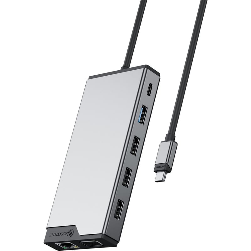 Alogic Universal 12-in-1 Mini Dock - DV3 - Triple Full HD Display