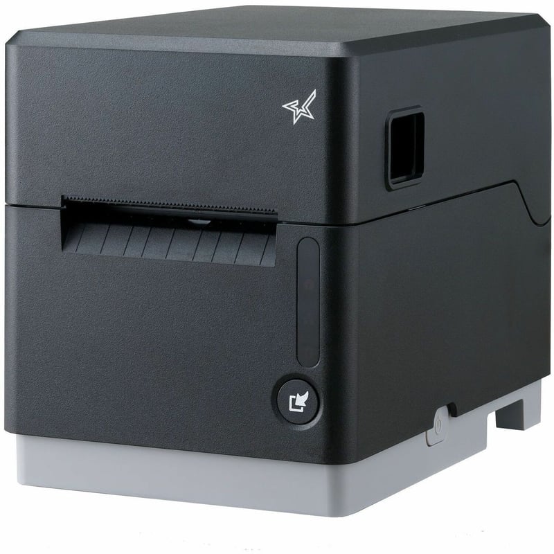 Star Micronics MCL32WCBi Direct Thermal Printer - Monochrome - Receipt Print - USB - Bluetooth - Wireless LAN - US - With Cutter - Black - Thumbnail 1