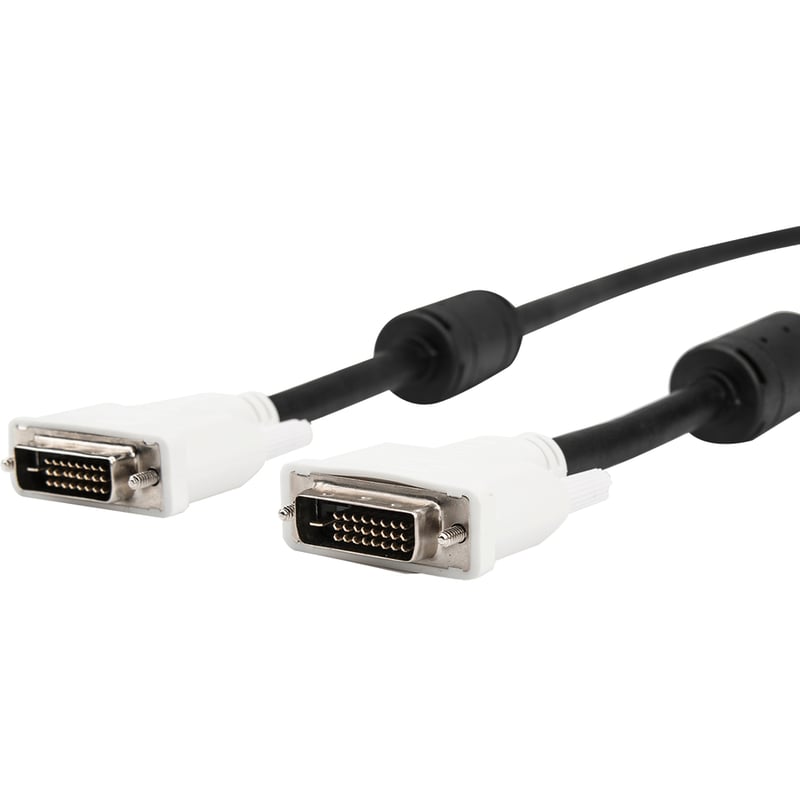Rocstor Premium 10ft DVI-D Dual Link Monitor Extension Cable - M/F - DVI-D Male - DVI-D Female Video - 10ft - Black 25 Pin Cable M/F - Thumbnail 3
