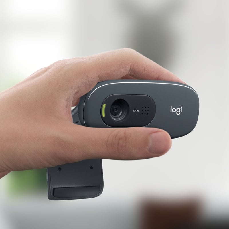 Logitech C270 Webcam - 30 fps - Black - USB 2.0 - 1 Pack(s) - Thumbnail 4