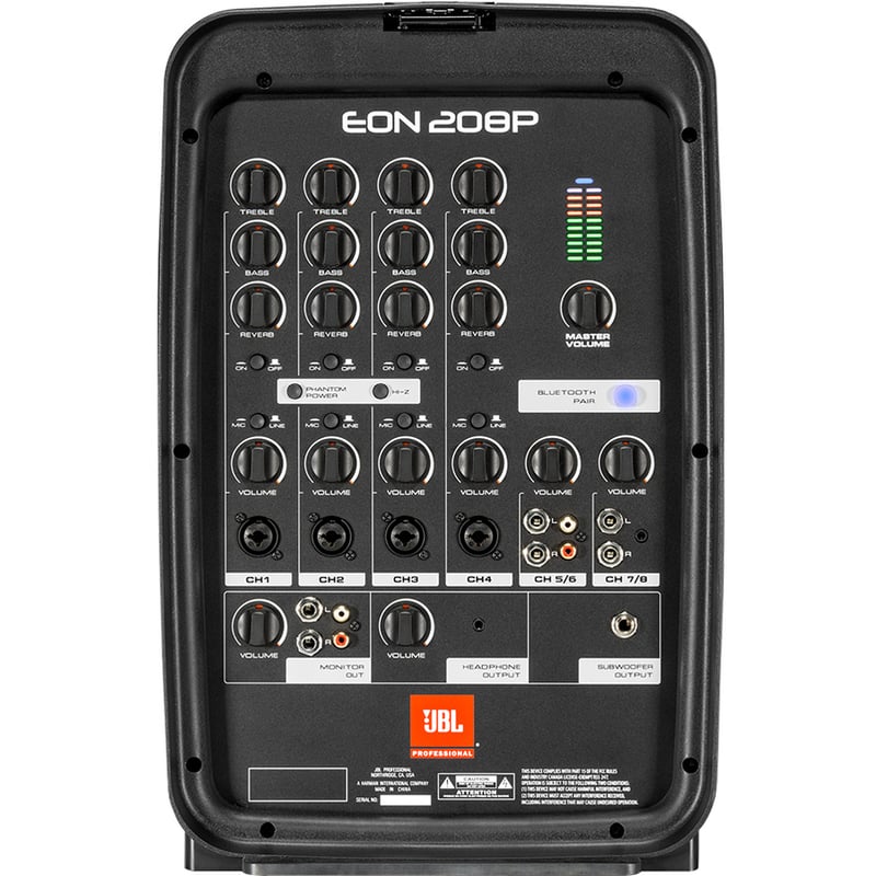 JBL 8" Packaged PA System With 8-channel Integrated Mixer - Thumbnail 5