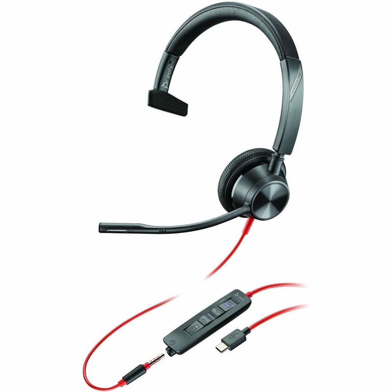 Poly Blackwire 3315 Headset - Thumbnail 1