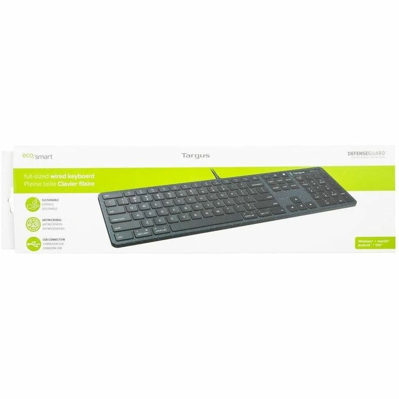 Targus Full-Size Wired EcoSmart Keyboard - Thumbnail 5