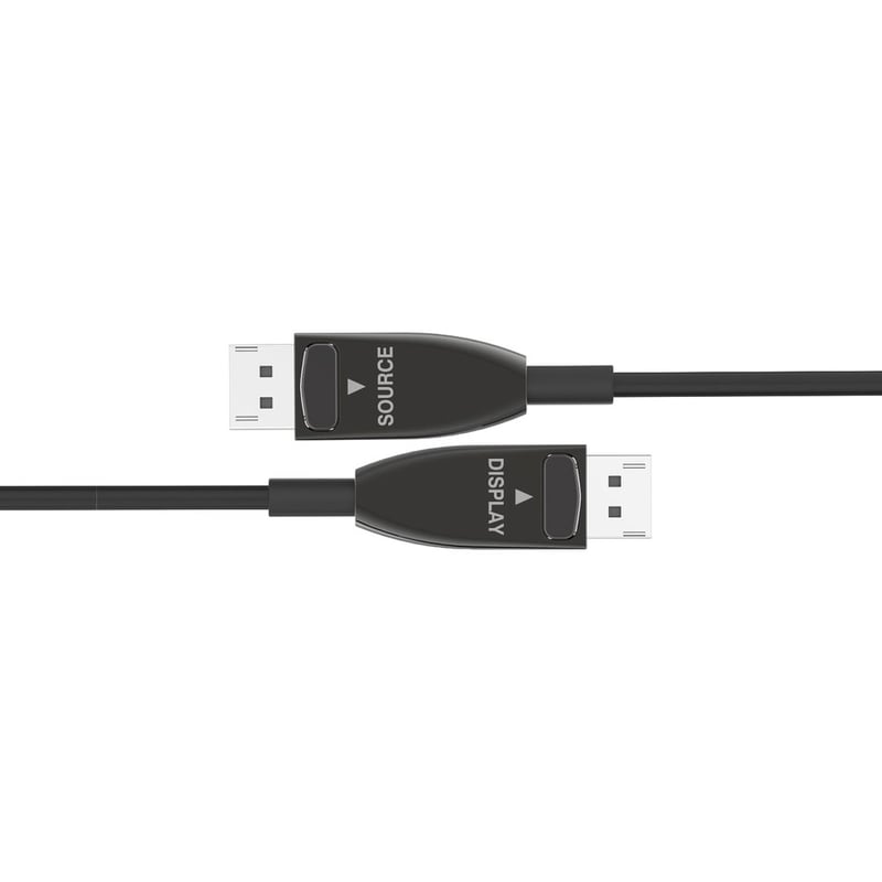 4XEM 40M 131FT Active Optical Fiber 1.4 DisplayPort Cable - Thumbnail 2