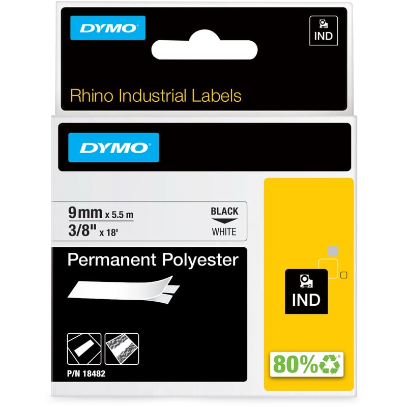 Dymo Rhino Permanent Poly Labels - Thumbnail 1