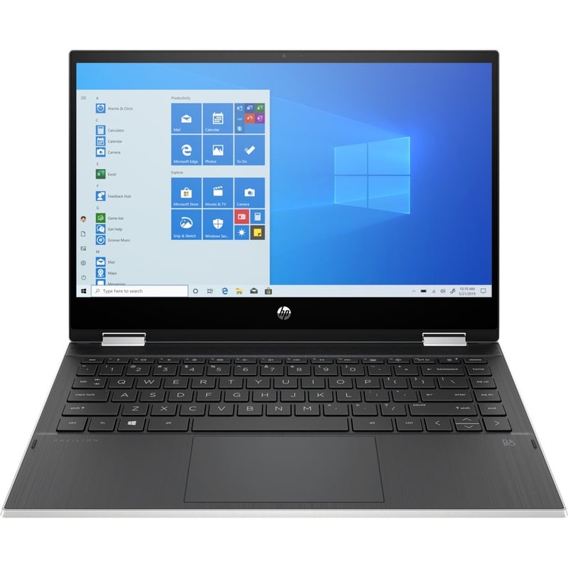 HP Pavilion x360 14-dw1079nr 14" Touchscreen Convertible 2 in 1 Notebook - Full HD - Intel Core i5 11th Gen i5-1135G7 - 8 GB - 256 GB SSD - English Keyboard - Natural Silver - Thumbnail 3