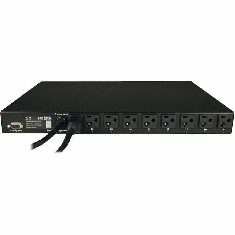 Tripp Lite by Eaton PDU 1.9kW Single-Phase Switched Automatic Transfer Switch PDU 2 120V L5-20P / 5-20P Inputs 16 5-15/20R Outputs 1U TAA - Thumbnail 5