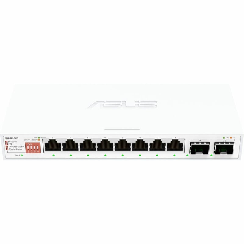 QG-U1080 5-PORT 2.5G AND 2-PORT 10G SFP+ UNMANAGED SWITCH - Thumbnail 4