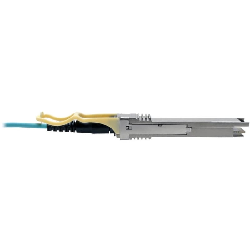 Eaton Tripp Lite Series QSFP28 to QSFP28 Active Optical Cable - 100GbE, AOC, M/M, Aqua, 5M (16.4 ft.) - Thumbnail 3
