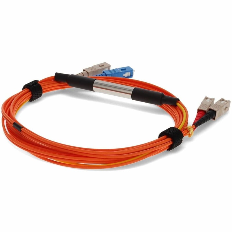 AddOn 2m SC to SC OM1 & OS1 Duplex OFNR (Riser-Rated) Fiber Mode Conditioning Cable - Thumbnail 5