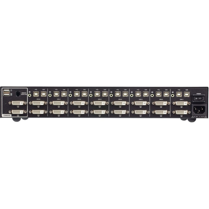ATEN 8-Port USB DVI Dual Display Secure KVM Switch with CAC (PSD PP v4.0 Compliant) - Thumbnail 2