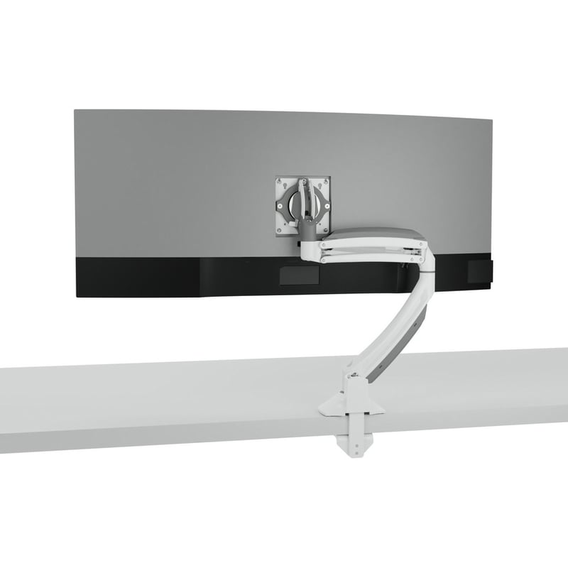 Chief Kontour K1D120W Clamp Mount for Monitor, All-in-One Computer - White - TAA Compliant - Thumbnail 3