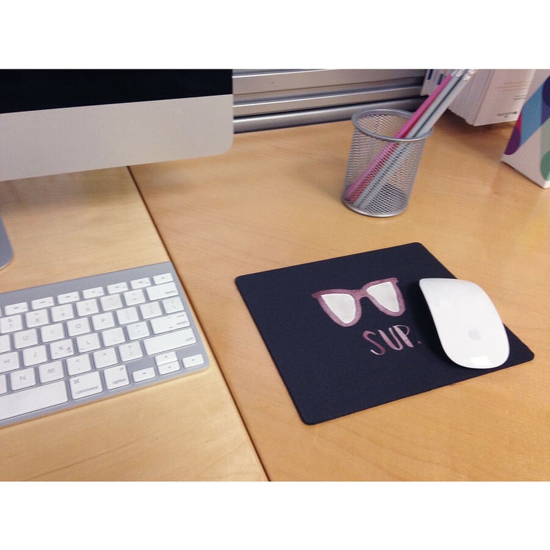 OTM Artist Prints Black Mouse Pad, Sup Dude - Thumbnail 2