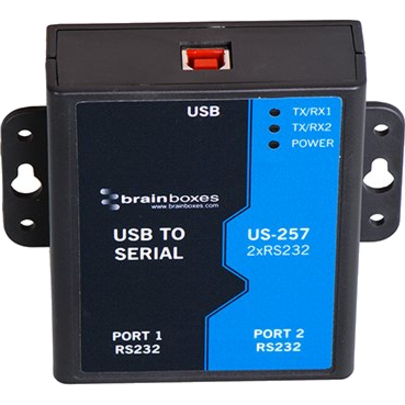 Brainboxes 2 Port RS232 USB to Serial Adapter - Thumbnail 3