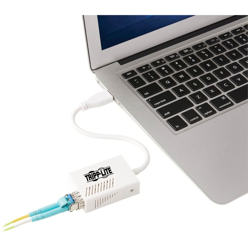Eaton Tripp Lite Series USB 3.0 Multimode Fiber Optic Transceiver Ethernet Adapter, 10/100/1000 Mbps, 1310nm, 550m, LC - Thumbnail 2