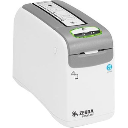 ZEBRA ZD510-HC, DIRECT THERMAL WRISTBAND, ZPL II, XML, 300 DPI, US CORD, USB, US - Thumbnail 2