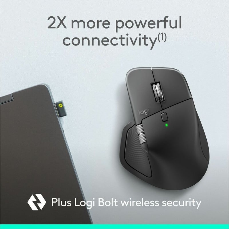 MX MASTER 4 MOUSE FOR BUSINESS GRAPHITE - BROWN BOX - Thumbnail 2