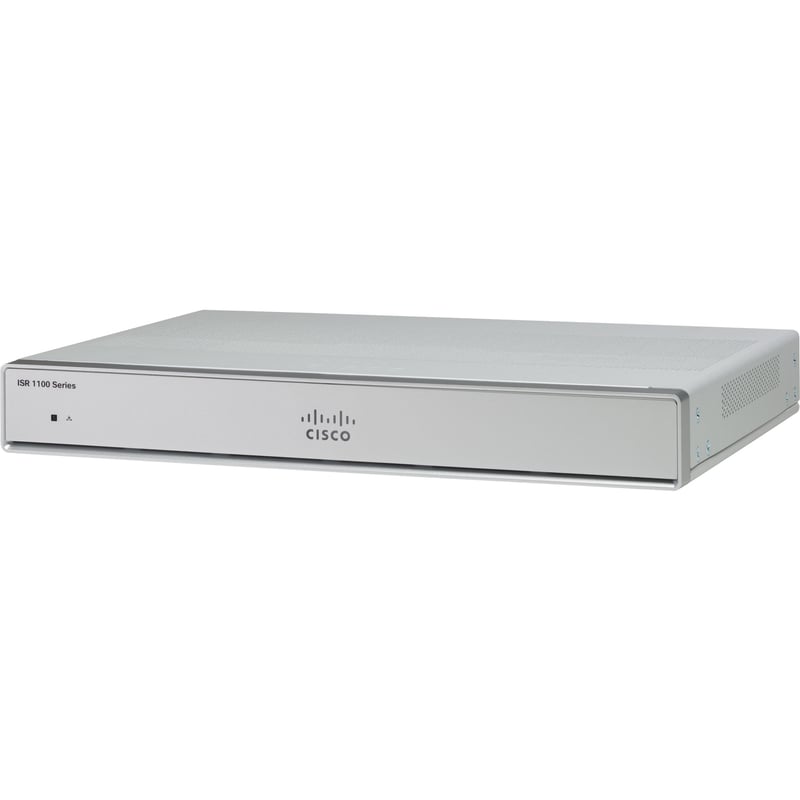 Cisco ISR1100-4GLTENA 1 SIM Cellular, Ethernet Modem/Wireless Router - Thumbnail 1