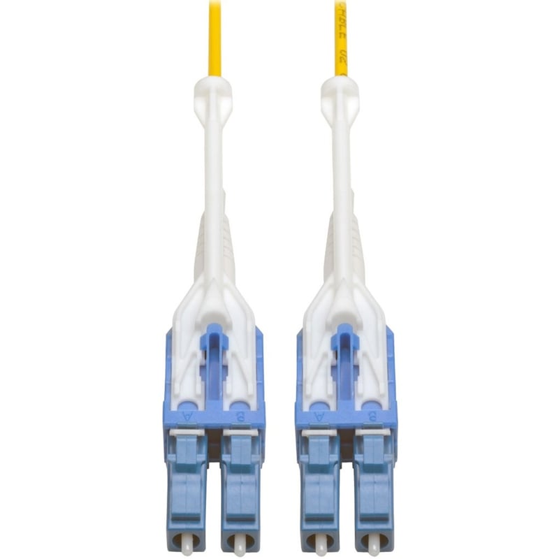 Eaton Tripp Lite Series Duplex Singlemode 9/125 Fiber Patch Cable (LC/LC), Push/Pull Tabs, 1 m (3 ft.) - Thumbnail 1