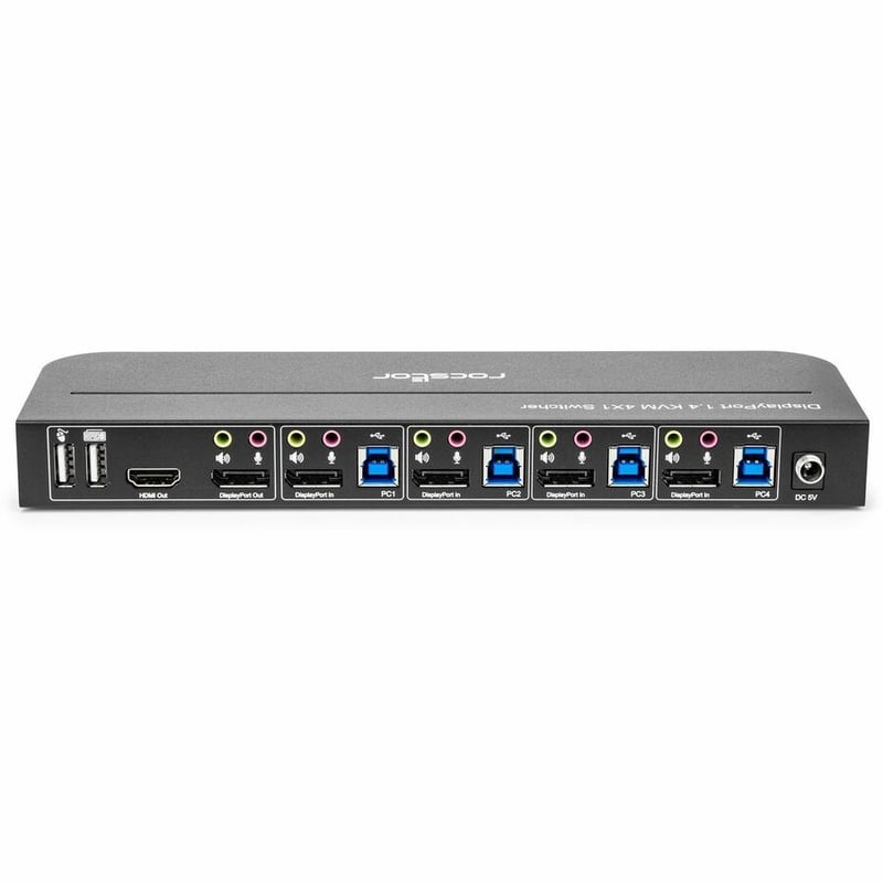 4X1 KVM SWITCH DISPLAY 4PORT/USB KVM SWITC - Thumbnail 5