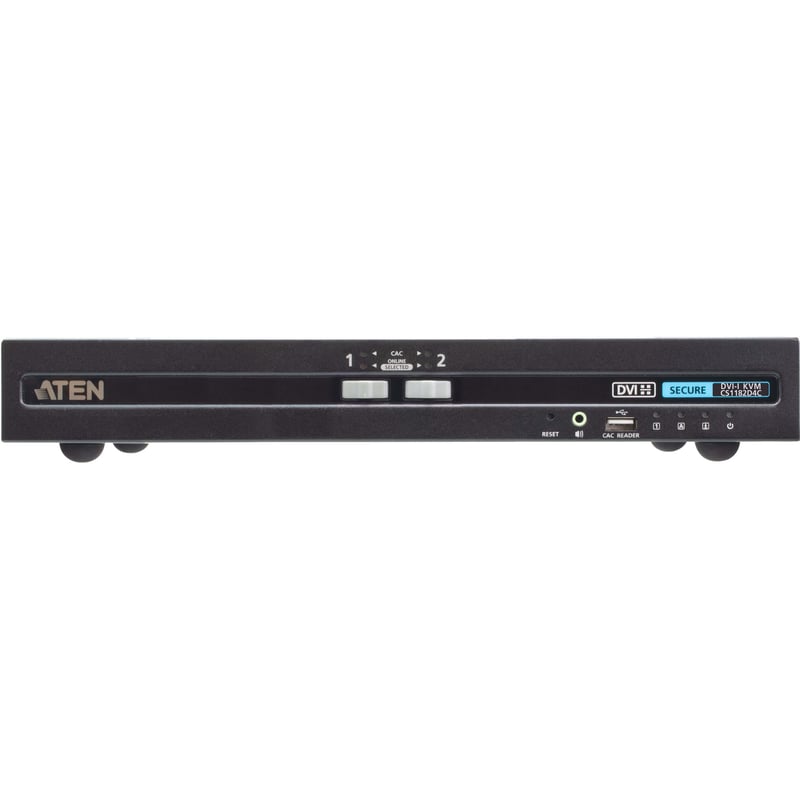 ATEN 2-Port USB DVI Secure KVM Switch with CAC (PSD PP v4.0 Compliant) - Thumbnail 1