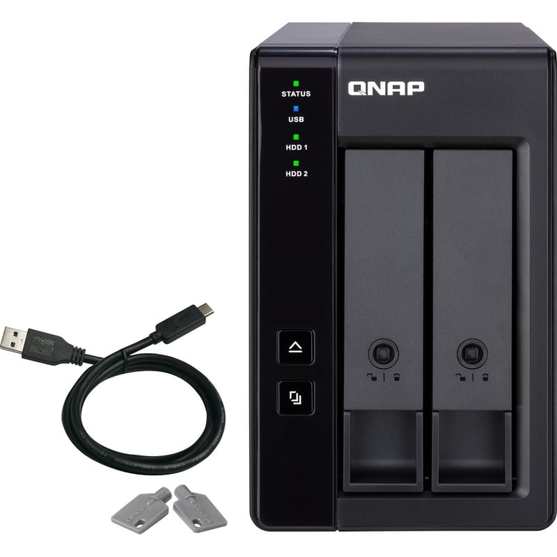 QNAP 2 Bay USB Type-C Direct Attached Storage with Hardware RAID - Thumbnail 5