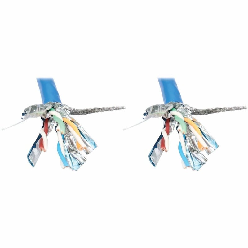 Eaton Tripp Lite Series Cat8 25G/40G Solid Core S/FTP Bulk Ethernet Cable, CMR Rated, Blue, 1000 ft. (305 m) - Thumbnail 4