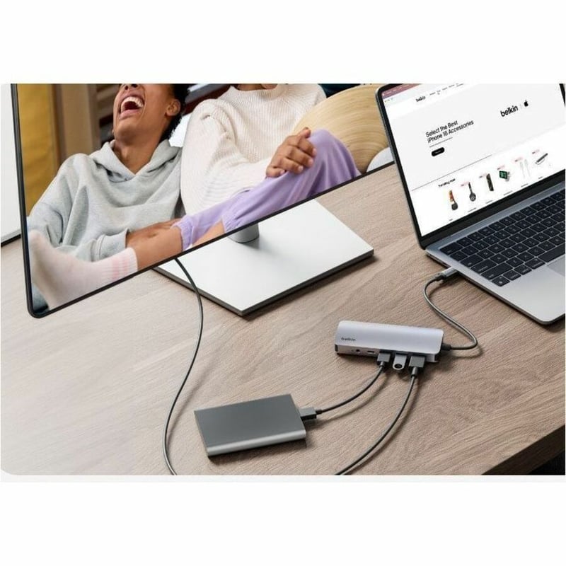 USB-C 7-IN-1 MULTIPORT USB-C 7-IN-1 MULTIPORT HUB 4K60 - Thumbnail 4