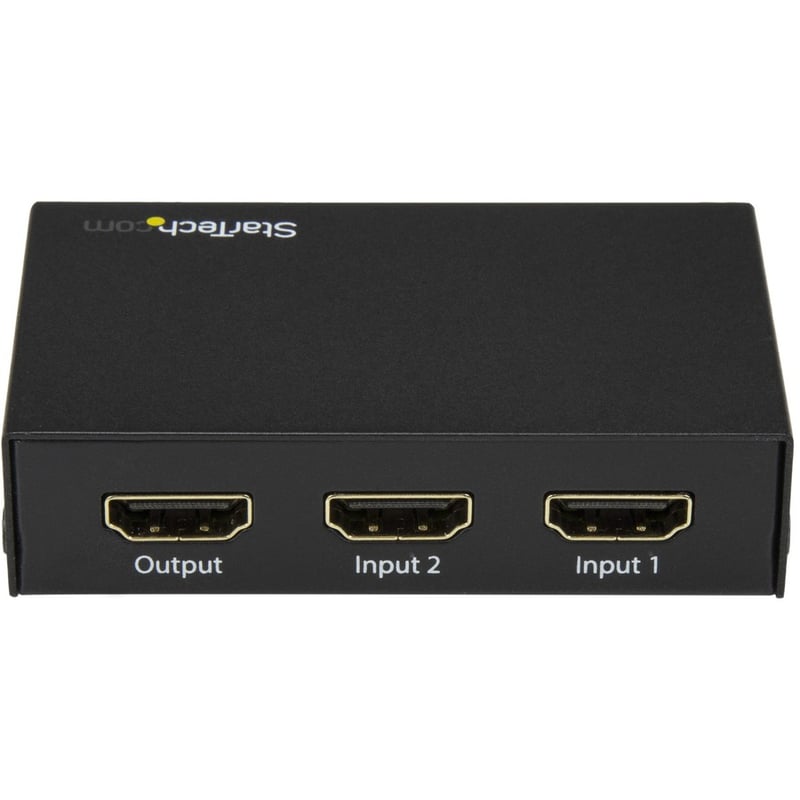 StarTech.com 2 Port HDMI Switch - 4K 60Hz - Supports HDCP - IR - HDMI Selector - HDMI Multiport Video Switcher - HDMI Switcher - Thumbnail 4