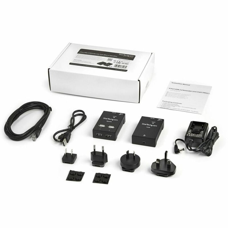 StarTech.com 4 Port USB 2.0-Over-Cat5-or-Cat6 Extender - up to 130ft (40m) - Thumbnail 2
