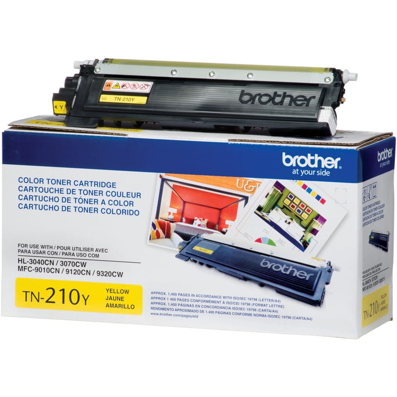 Brother Genuine TN210Y Yellow Toner Cartridge - Thumbnail 5