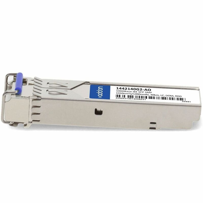 AddOn ADTRAN® 1442140G2 Compatible TAA 1000Base-BX SFP Transceiver (SMF, 1310nmTx/1490nmRx, 40km, LC, DOM, -40 to 85C) - Thumbnail 2