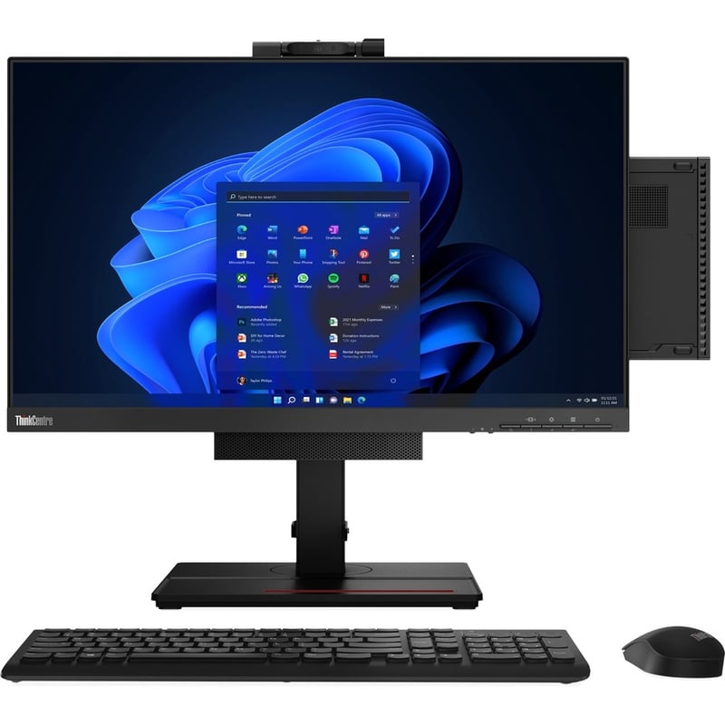 Lenovo ThinkCentre M90q Gen 3 11U50027US Desktop Computer - Intel Core i3 12th Gen i3-12100T - 8 GB - 128 GB SSD - Thumbnail 4